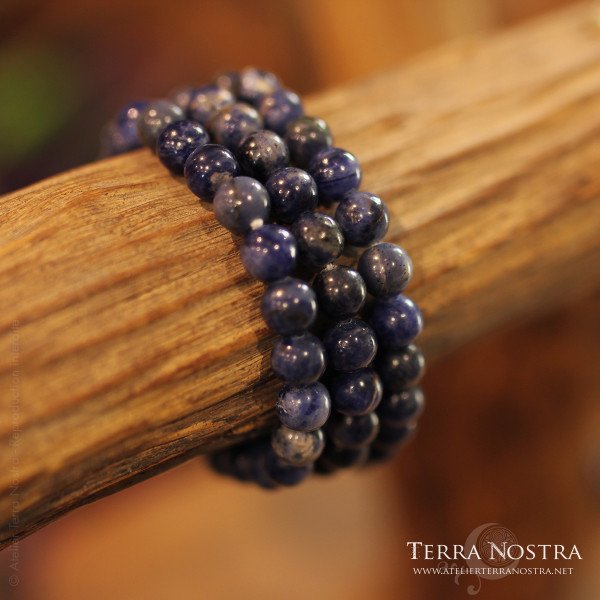 Bracelet boule Sodalite 8mm