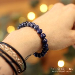 Bracelet boule Sodalite 8mm