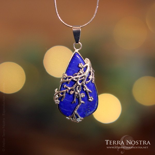 Pendentif "Primavera" — Lapis Lazuli