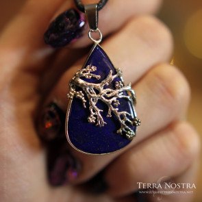 "Primavera" pendant — Lapis Lazuli