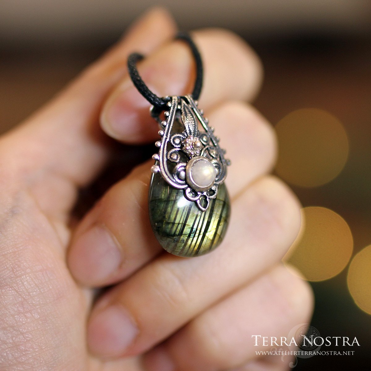 Pendentif "Elixir" — Labradorite