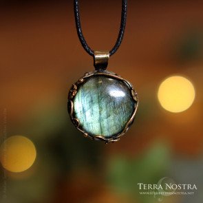 Pendentif réversible "Hedera" — Labradorite