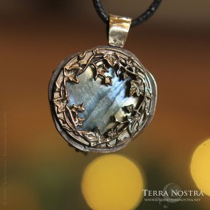 Pendentif réversible "Hedera" — Labradorite