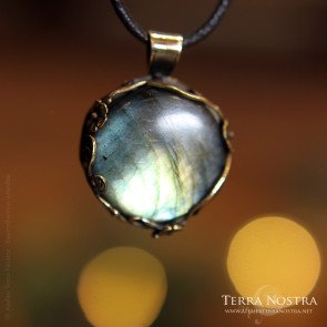 Pendentif réversible "Hedera" — Labradorite