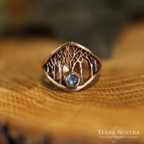 Bague "Mori" — Labradorite...