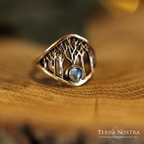 Bague "Mori" — Labradorite Taille 55