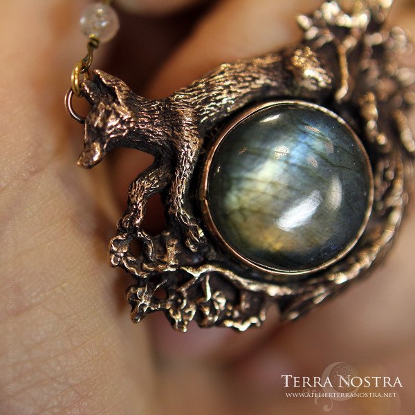 Collier "La Fille d'Ysatis" — Labradorite