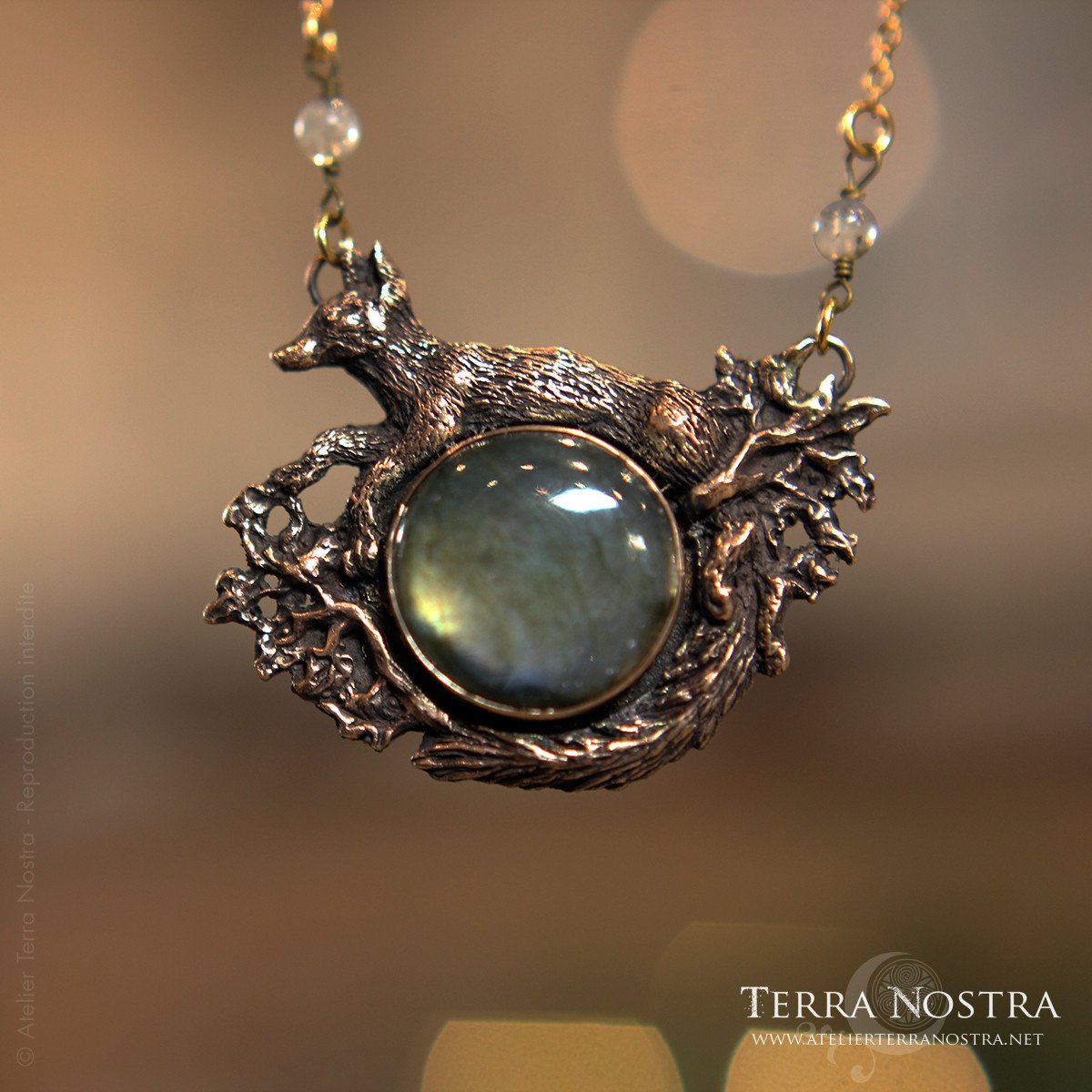 Collier "La Fille d'Ysatis" — Labradorite
