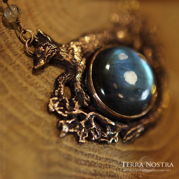 Collier "La Fille d'Ysatis" — Labradorite