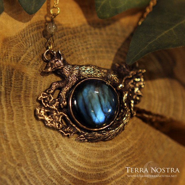 Collier "La Fille d'Ysatis" — Labradorite