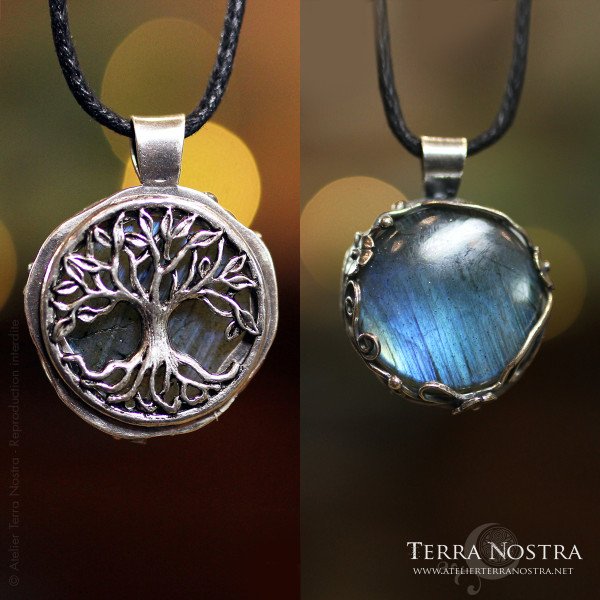Pendentif réversible "Sierra" — Labradorite
