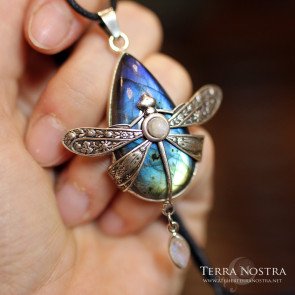 "Odonata Nila" Pendant —...