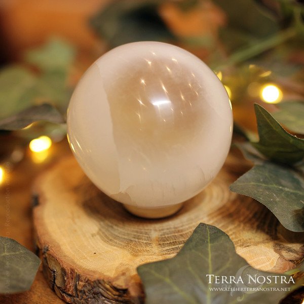 [Apaisement] Sphère de Selenite Ø7,2cm