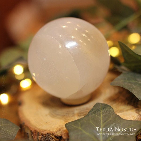 [Apaisement] Sphère de Selenite Ø7,2cm