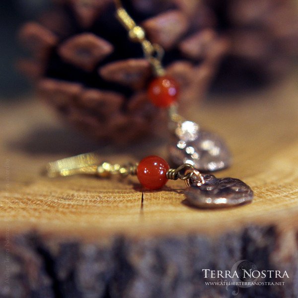 "Douceur d'Automne" pumpkin earrings
