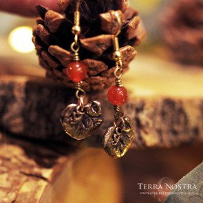 "Douceur d'Automne" pumpkin earrings