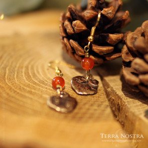 "Douceur d'Automne" pumpkin earrings
