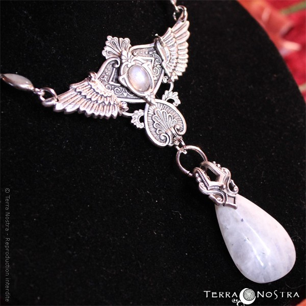 "Wings of Fantasy" Necklace - Moonstone