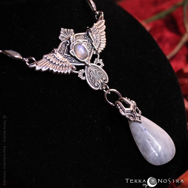 "Wings of Fantasy" Necklace - Moonstone