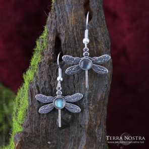 Boucles d'Oreilles "Odonata Nila"