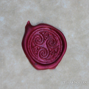 "Triskel" wax seal