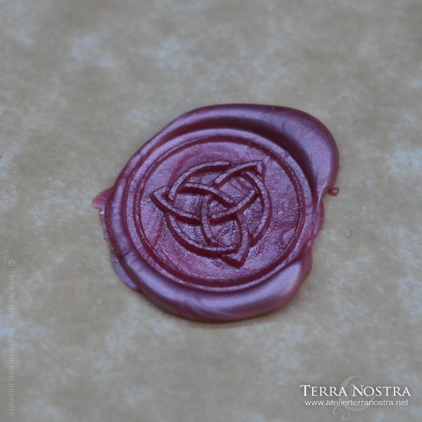 Cire à cacheter - Vieux  rose irisé