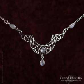2 in 1 Necklace/Tiara "Under a Violet Moon"