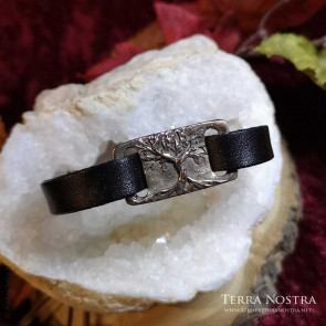 Bracelet en bronze et cuir — Syo