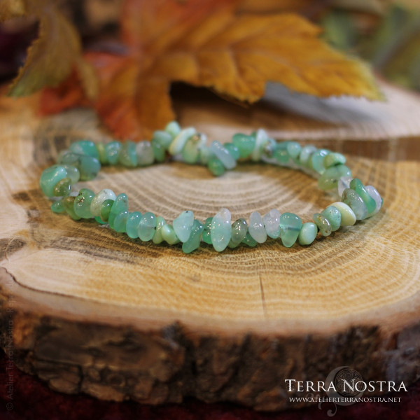 Bracelet baroque Chrysoprase